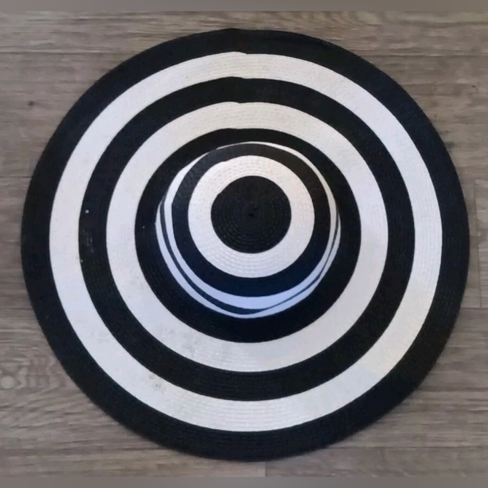 Shade shore Women's Floppy Hat Shade & Shore Brand Black & White new no tags - Picture 6 of 6